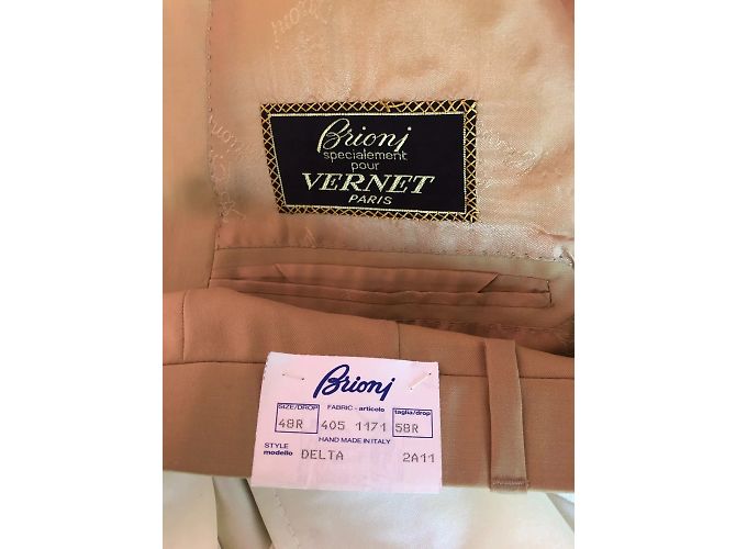 BRIONI Trajes T.Lana XXL Internacional Beige - vista 19
