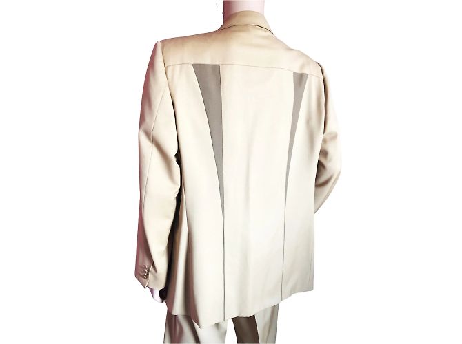 BRIONI Trajes T.Lana XXL Internacional Beige - vista 5