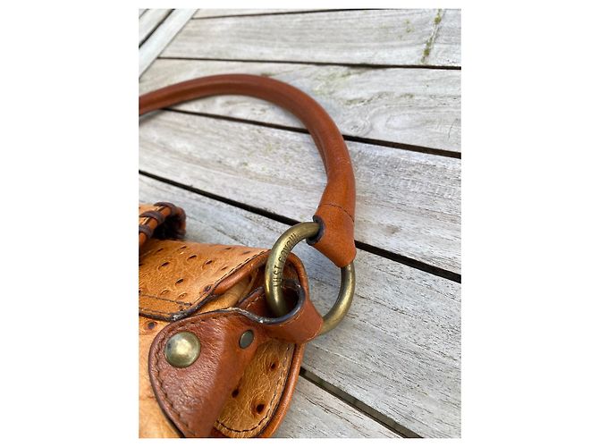 Borsa Just Cavalli Arancione in Pelle di Struzzo - vista 3