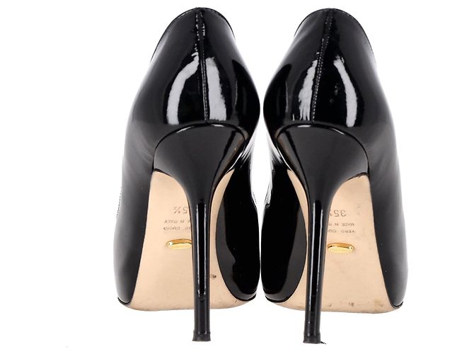 Décolleté Sergio Rossi con tacco alto in vernice nera Nero - vista 4