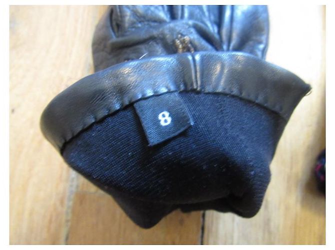 Luvas de Couro Chanel Cinza antracite - vista 6
