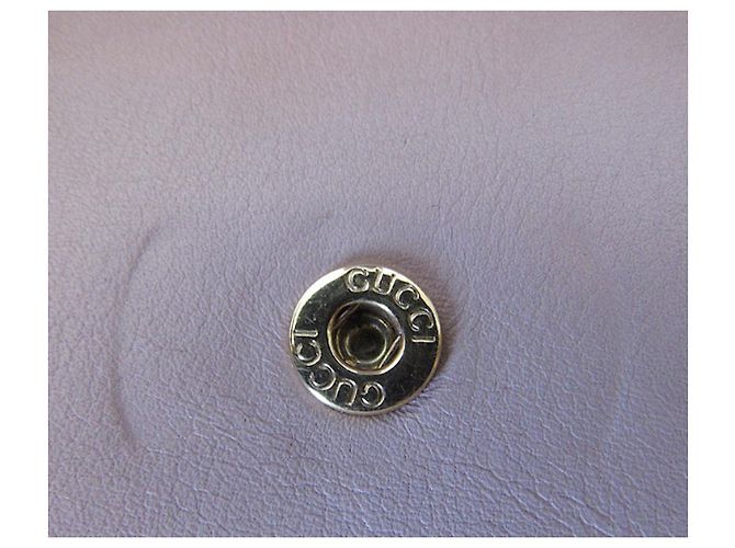 Pochette Gucci in pelle Interlock Lavanda - vista 5