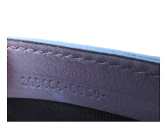 Pochette Gucci in pelle Interlock Lavanda - vista 7