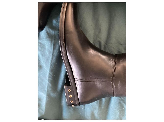 Botas de montar Lanvin de piel negra Negro - vista 2