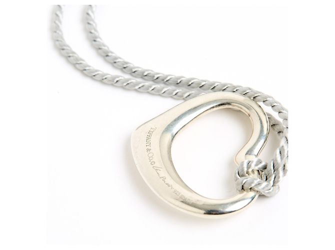 Tiffany & Co Ciondolo in argento a cuore aperto GM di Elsa Peretti - vista 3