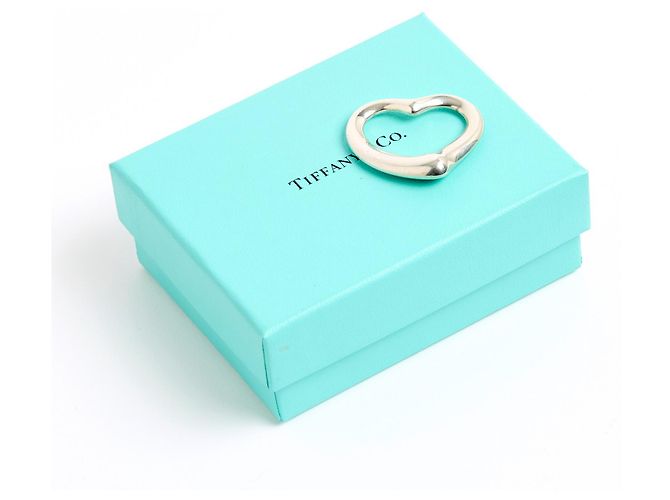 Tiffany & Co Ciondolo in argento a cuore aperto GM di Elsa Peretti - vista 4