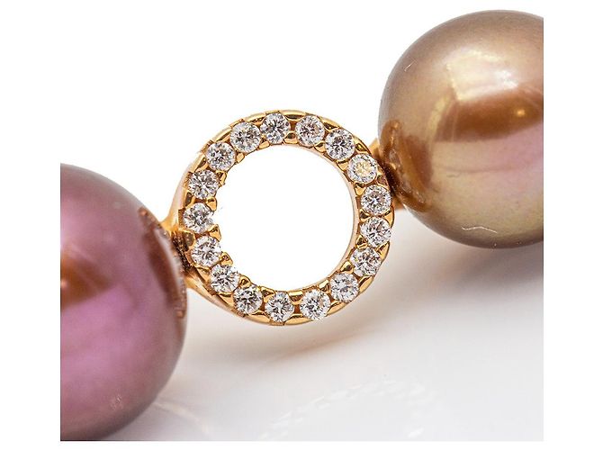Autre Marque Ciondolo con Diamanti e Perle D'oro - vista 3