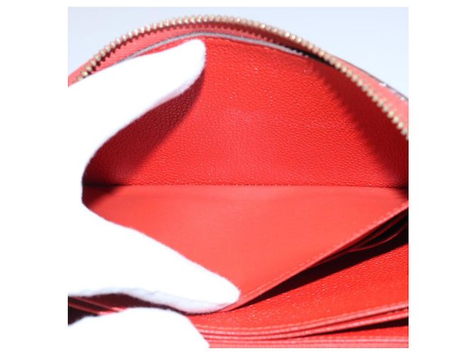 Zippy LOUIS VUITTON Portafoglio con zip Empreinte Monogram Rosso M63691 LV Auth bs10719 - vista 20
