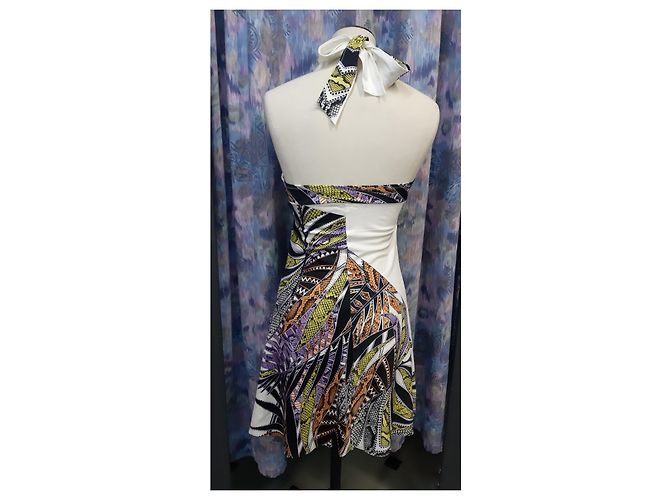 Roberto Cavalli Just Cavalli Merlin Monroe Kleid Weiß - view 2