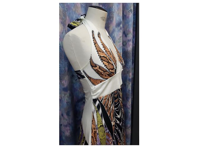 Roberto Cavalli Just Cavalli Merlin Monroe Kleid Weiß - view 3