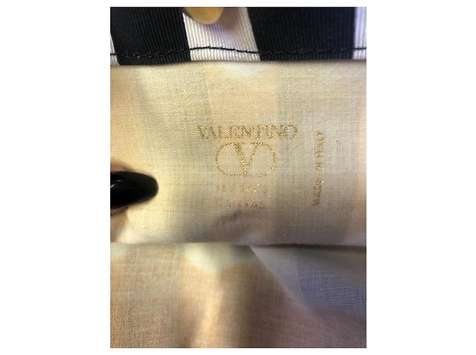 Borsa Valentino bianca in tessuto Bianco - vista 4