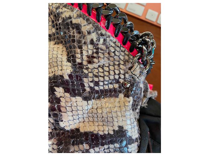 Stella Mc Cartney Pochette Stella McCartney Falabella Grigia Rosa Grigio - vista 15
