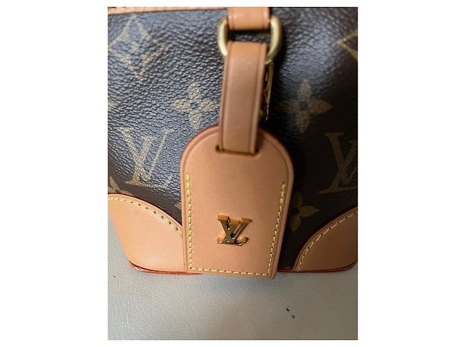 Noe Louis Vuitton Monogram Nano Noé Marrone Marrone chiaro Marrone scuro - vista 2