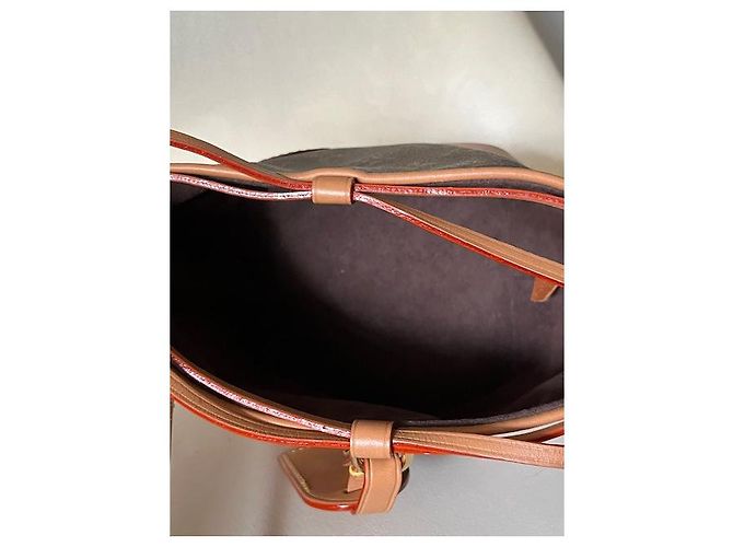 Noe Louis Vuitton Monogram Nano Noé Marrone Marrone chiaro Marrone scuro - vista 4