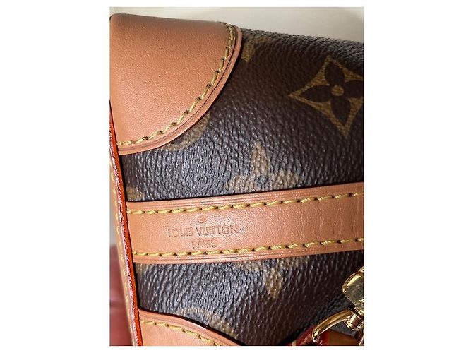 Noe Louis Vuitton Monogram Nano Noé Marrone Marrone chiaro Marrone scuro - vista 5