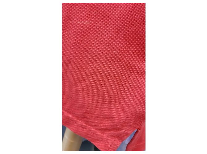 Polo Saint Laurent in cotone piqué rosso XL - vista 4