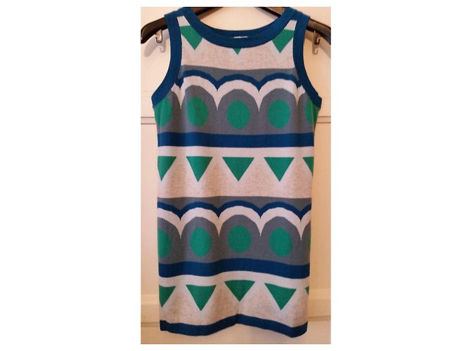 Suéter Eric Bompard de cachemira y seda con patrones abstractos azul gris verde Multicolor - vista 2