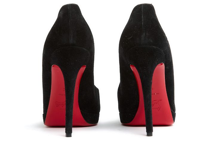 Christian Louboutin Bomba simple o Fifi UE40 Ante Negro Prístino - vista 4