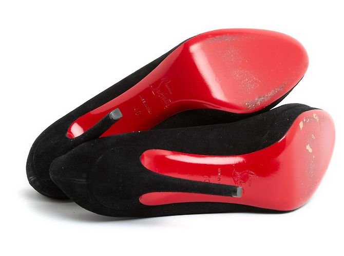 Christian Louboutin Bomba simple o Fifi UE40 Ante Negro Prístino - vista 5