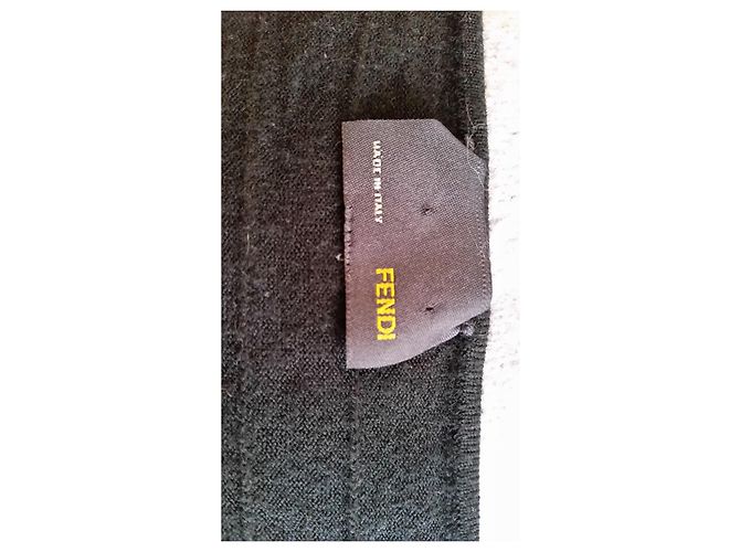 Fendi Weste Schwarz aus Wolle - Ansicht 3