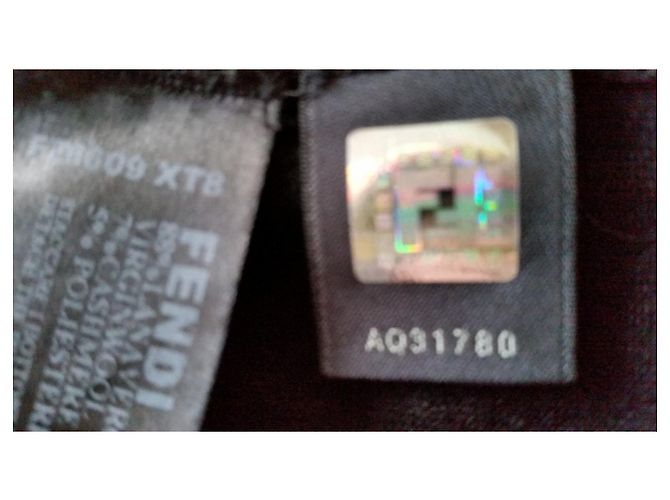 Fendi Weste Schwarz aus Wolle - Ansicht 7