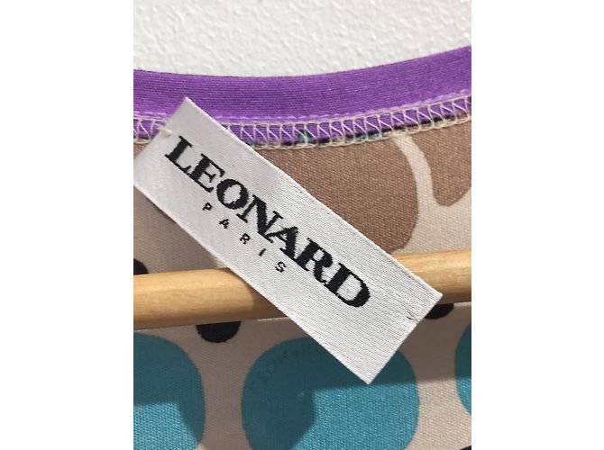 LEONARD Kleid T.IT 44 Seide Mehrfarben - Ansicht 3