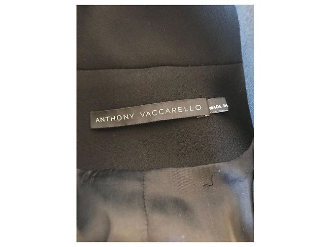 ANTHONY VACCARELLO Jacken T.FR 36 Polyester Schwarz - Ansicht 6