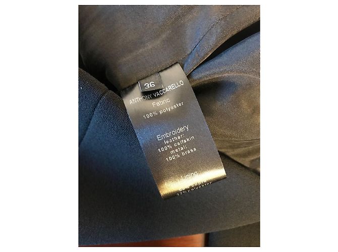 ANTHONY VACCARELLO Jacken T.FR 36 Polyester Schwarz - Ansicht 7