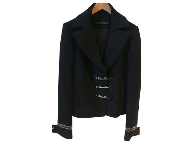 ANTHONY VACCARELLO Jacken T.FR 36 Polyester Schwarz - Ansicht 9