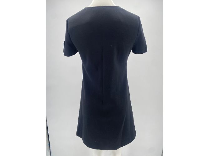 Emilio Pucci Kleider T.FR 36 Wolle Schwarz - Ansicht 2