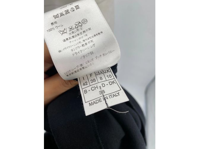 Emilio Pucci Kleider T.FR 36 Wolle Schwarz - Ansicht 7