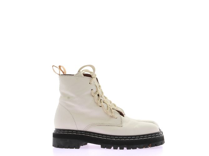 Botines Proenza Schouler T.EU 40 Cuero Blanco - vista 7