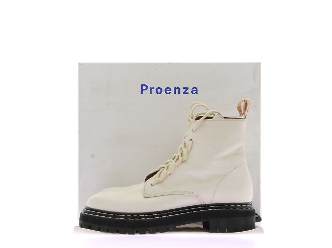Botines Proenza Schouler T.EU 40 Cuero Blanco - vista 8