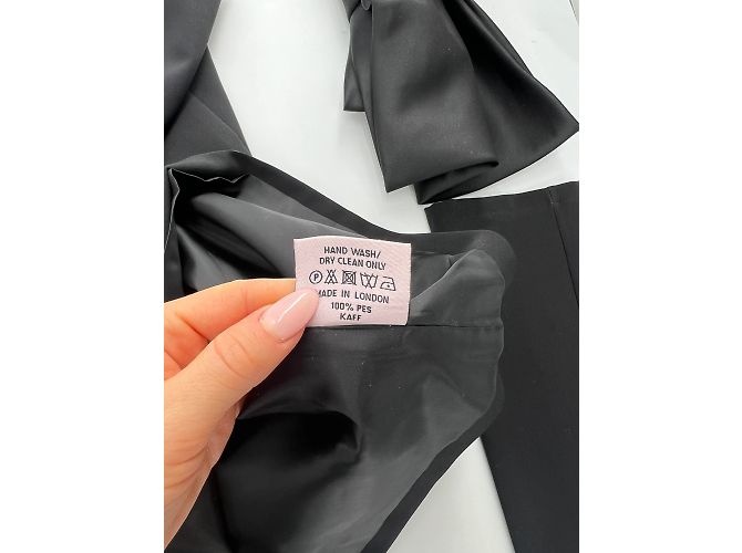 Autre Marque Miscreants London Kleid T.UK 6 Polyester Schwarz - Ansicht 4