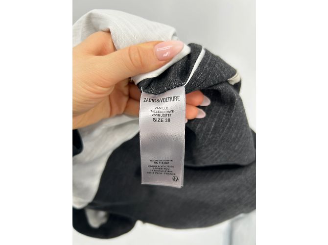 Zadig & Voltaire Jacken T.UK - US 38 Polyester Grau - Ansicht 5