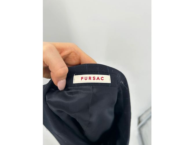 Autre Marque De Fursac Jacken T.FR 44 Polyester Marineblau - Ansicht 3