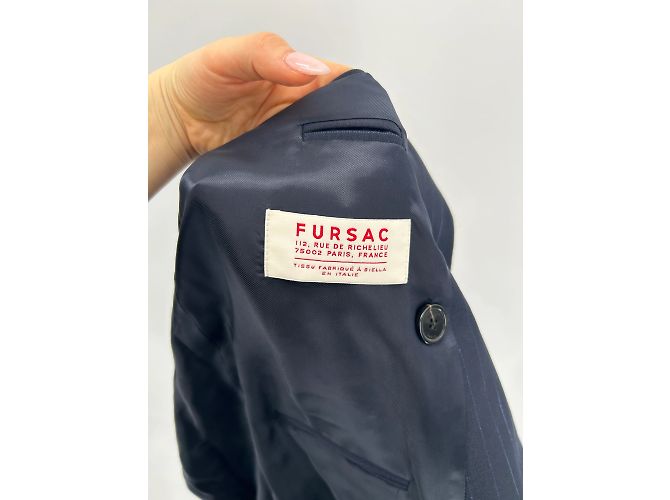 Autre Marque De Fursac Jacken T.FR 44 Polyester Marineblau - Ansicht 5