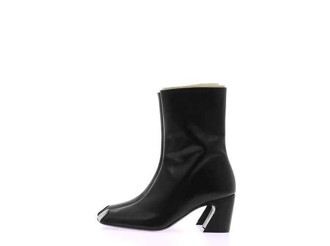 Autre Marque Botines No Firmadas T.EU 36 Cuero Negro - vista 3