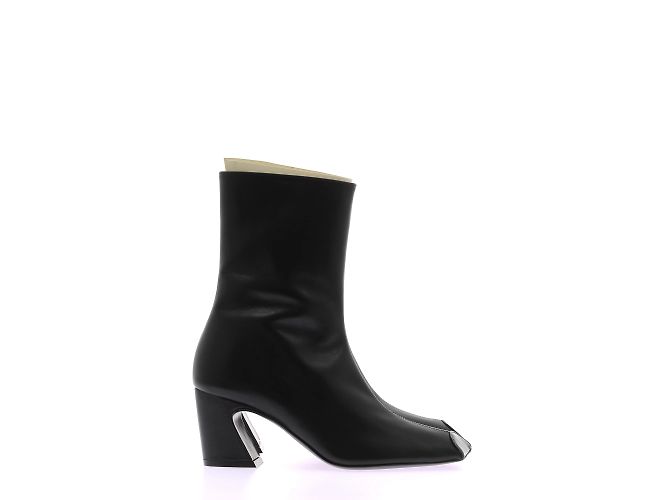 Autre Marque Botines No Firmadas T.EU 36 Cuero Negro - vista 5