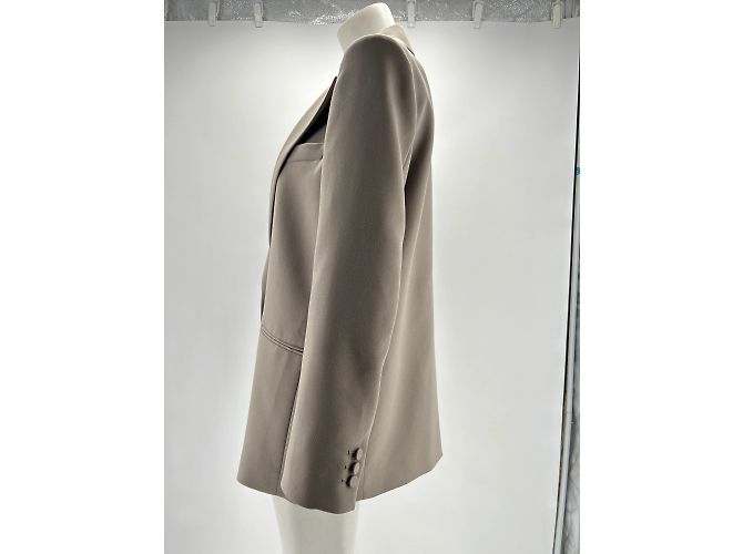 Autre Marque Die Andamane-Jacken T.FR 38 Polyester Grau - Ansicht 2