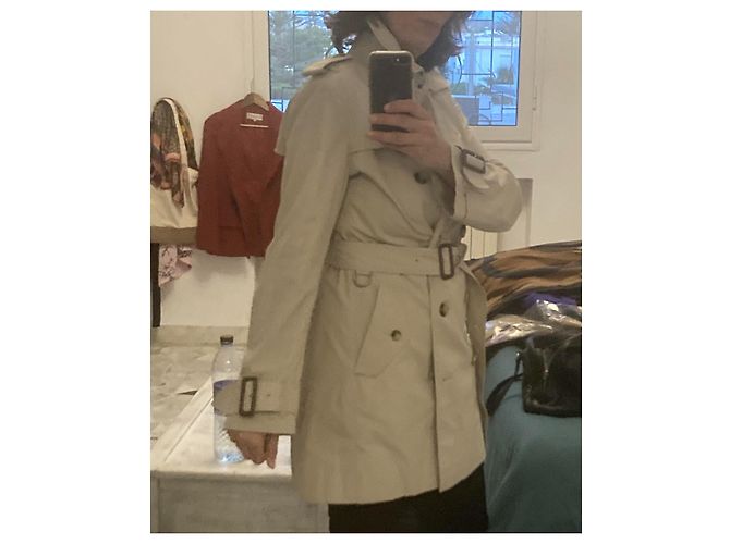 Gabardina Burberry Beige de Algodón - vista 2