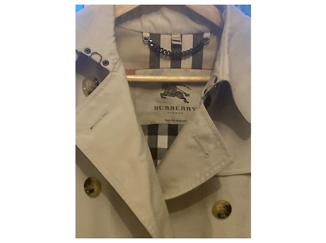 Gabardina Burberry Beige de Algodón - vista 3