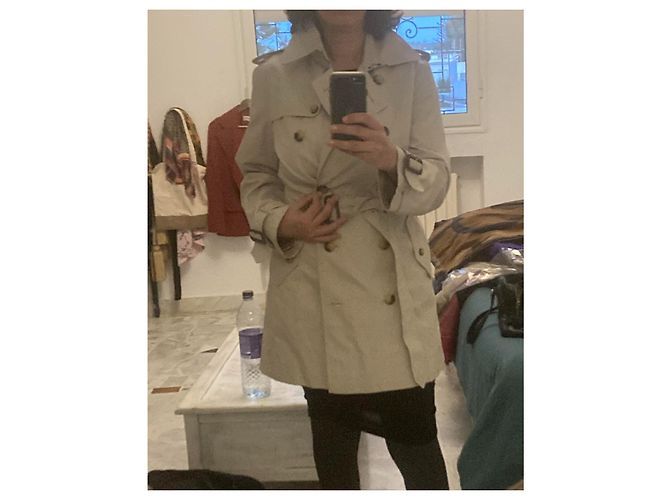 Gabardina Burberry Beige de Algodón - vista 4