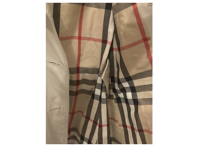 Gabardina Burberry Beige de Algodón - vista 5