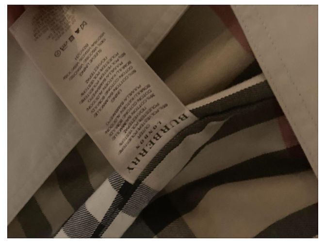 Gabardina Burberry Beige de Algodón - vista 6
