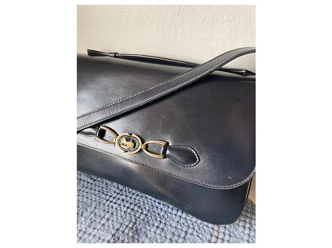 Borsa a mano Céline Horse Carriage in pelle nera Nero - vista 2