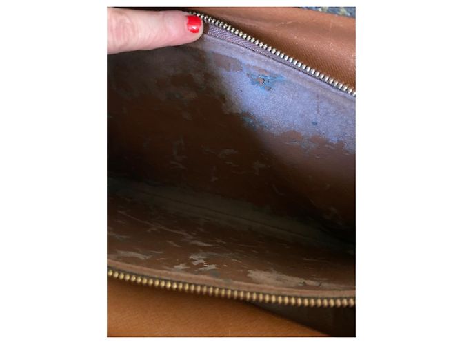 Louis Vuitton Monogram Doctor Bag Brown Leather - view 13