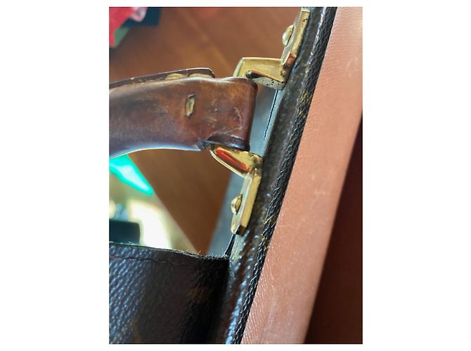 Louis Vuitton Monogram Doctor Bag Brown Leather - view 15