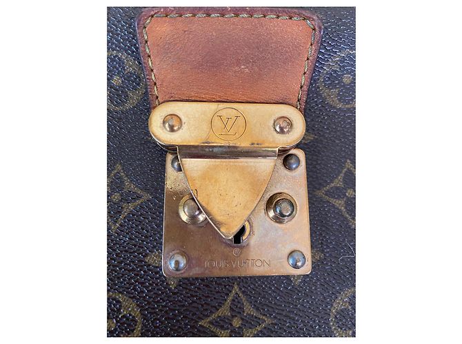 Louis Vuitton Monogram Doctor Bag Brown Leather - view 2