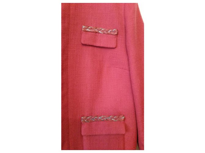 Autre Marque Chaqueta Un Jour Ailleurs de algodón rojo Talla 40 Roja - vista 10